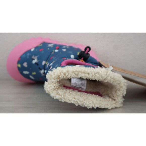 Bogs 72603I-469 Baby Girls Sz 6 Dark Blue Multi B-Moc Pegasus Snow Boots - Picture 6 of 13